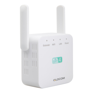 Qlocom เครื่องขยายสัญญาณส่วนบุคคล Wi-Fi บูสเตอร์จุดเชื่อมต่อ WLAN การทำซ้ำ300Mbps 2.4G เธรด - Product Image 6