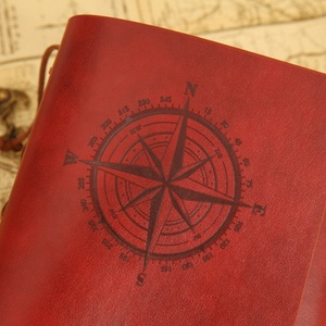 Quaderno personalizzato in pelle PU diario di viaggio vuoto diario di scrittura ricaricabile taccuino Planner pagine sfoderate Vintage raccoglitore note libro - Product Image 5