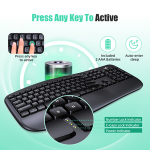 Teclado inalámbrico Bluetooth Diseño ultrafino, teclas silenciosas compatibles con IOS/Android/Windows Soporte OEM - Product Image 2