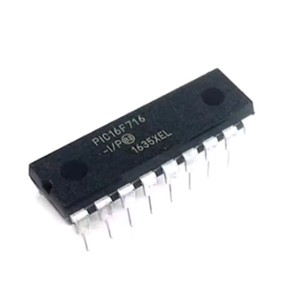 PIC16F716-I/P PDIP-18 originale a 8 bit microcontrollori MCU PIC16F716 PIC16F716-I PIC16F716-I/P - Product Image 1