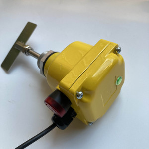 Fonte di fabbrica formato compatto polvere solido rilevare sensore di rotazione della lama rotante pagaia livello interruttore alette led luce e allarme - Product Image 5