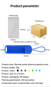 Bester Preis Fernbedienung Silikons chutz hülle Lanyard Design Case Shell für TCL ROKU HD Modell Wireless Control - Product Image 6