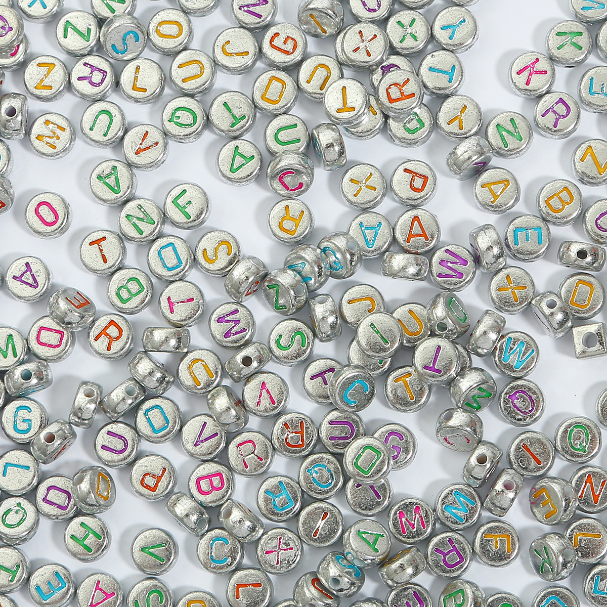 Silver and colorful