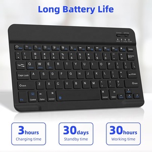 适用于iPad Pro 11英寸M4 5 gen。2024对开盒，带BT无线键盘旋转磁盖，带笔夹 - Product Image 6