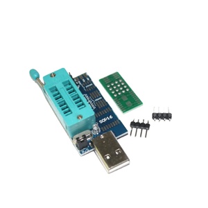 Placa Bios MX25L6405 W25Q64 programador USB LCD quemador programador para 24 25 EEPROM serie para programador