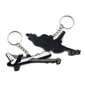 カスタマイズされた飛行機キーホルダー広告用工場格安価格カスタムPvcラバーキーチェーンプロモーションギフト用 - Product Image 5