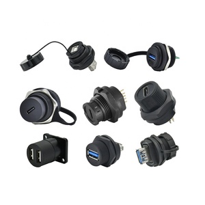 IP67 USB 3.0 2.0อะแดปเตอร์คู่แต่งงานชายกับหญิงเต้ารับแจ็คซ็อกเก็ต Type-C แผง Usb เมาสายเชื่อมต่อกันน้ำ - Product Image 1