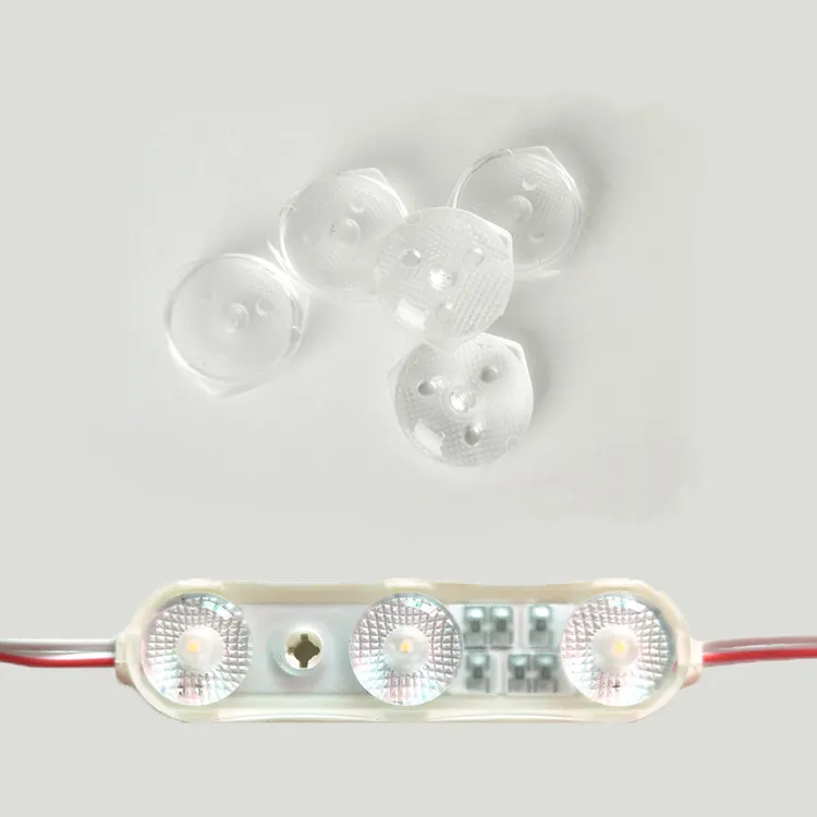 고품질 광학 PMMA 렌즈 Led 빛 160 도 역광선 Led 텔레비젼 렌즈 2835 3030 SMD Led 렌즈