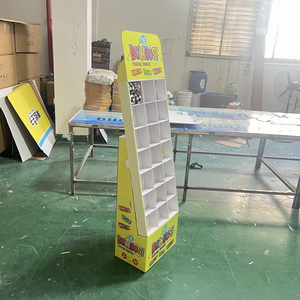 Nhà sản xuất tùy chỉnh <span class=keywords><strong>Pop</strong></span> đồ chơi các tông sàn hiển thị đứng đồ chơi sang trọng sóng Bảng hiển thị cho siêu thị - Product Image 4