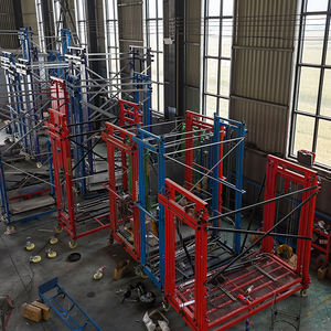 ลิฟต์นั่งร้านไฟฟ้าอเนกประสงค์แบบพับได้ 6 เมตร สำหรับงานก่อสร้าง พร้อมรีโมทคอนโทรล - Product Image 6