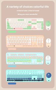 FD EK8870 Combinación de teclado y mouse inalámbricos personalizados con amplia compatibilidad para computadora portátil de escritorio - Product Image 3