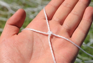 Oem/odm tam boy PE futbol net üreticisi futbol net rot geçirmez UV dayanıklı büküm düğüm süreci özel renkler - Product Image 6