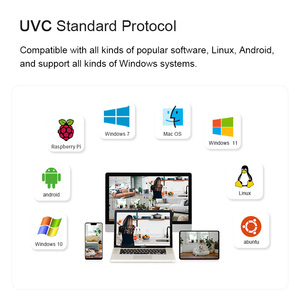 5600 PS5268 2MP 2.8-12mm CS obiettivo manuale Varifocal USB Webcam 1080P scarsa luce 0.003LUX UVC HD fotocamera per Windows Linux MAC OS - Product Image 6