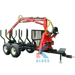 Maquinaria forestal multifuncional fácil de usar, grúa de carga de troncos, cargador de grúa de madera, Tractor de agarre de madera de acero para chatarra para bosque - Product Image 6