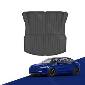 Lüks 3D TPE araba paspaslar modeli 3 Y tüm hava halı kapak Tesla için ön arka gövde Mat Set 2022 2023 2024 2025 - Product Image 4