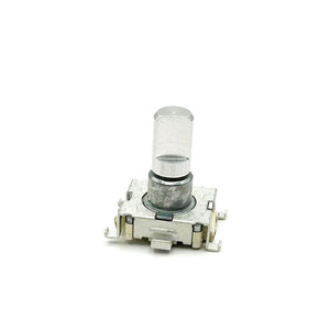 Encoder EC11 Encoder incrementale rotativo a 360 gradi Encoder incrementale SMD da 11mm con interruttore a pressione D albero 15 PPR - Product Image 1
