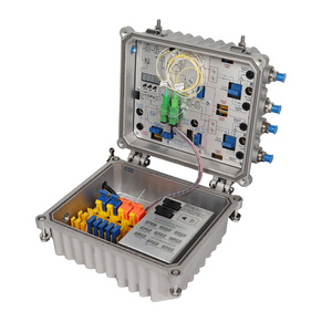 Outdoor Fiber <strong>Optic</strong> <strong>Node</strong> 4 <strong>Way</strong> with Return Path Optical 5-65 MHz Fiber <strong>optic</strong> <strong>node</strong> - Product Image 5