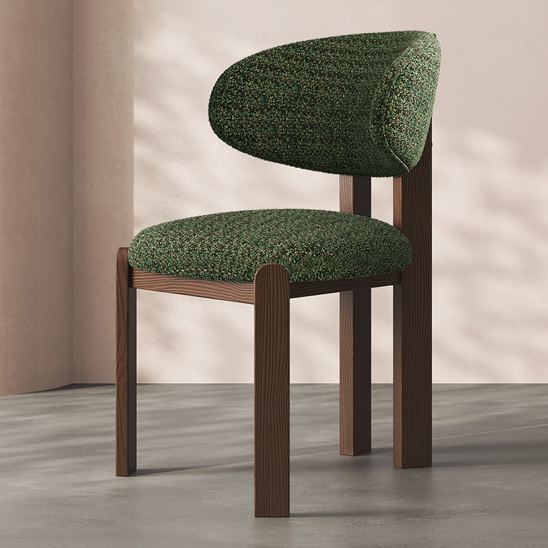 Cornice in noce + verde scuro
