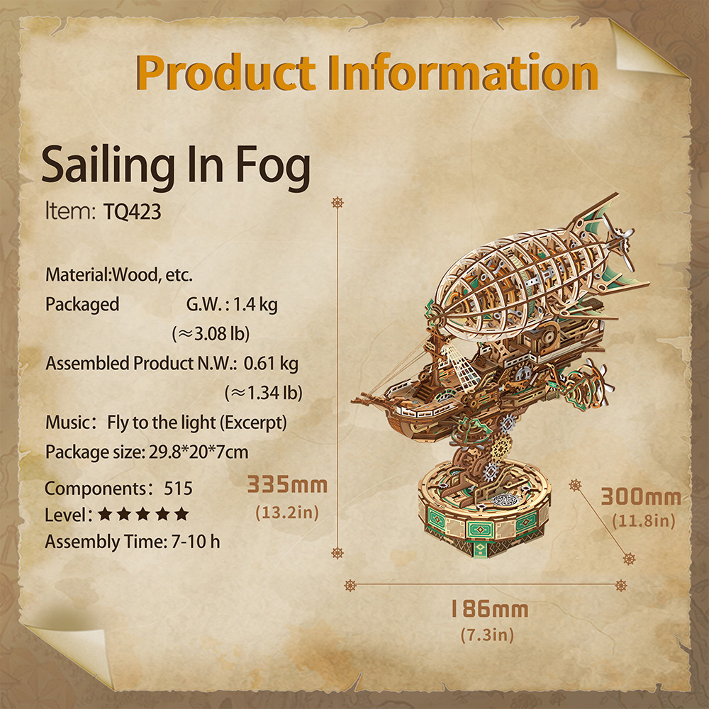 Navigazione nella nebbia (TQ423)