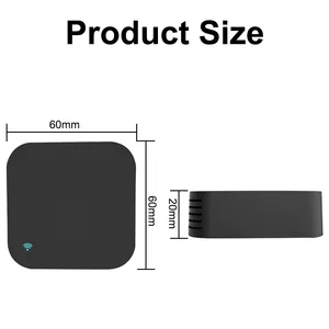 Smart WiFi IR Control remoto infrarrojo Sensor de temperatura y humedad incorporado Funciona con Alexa, Google Home - Product Image 6
