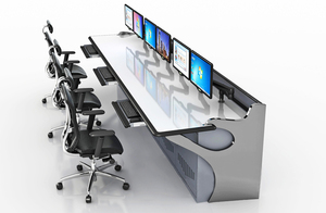 Command <strong>Center</strong> Monitoring Smart Operational Control <strong>Center</strong> Room Console Table Workstation - Product Image 6