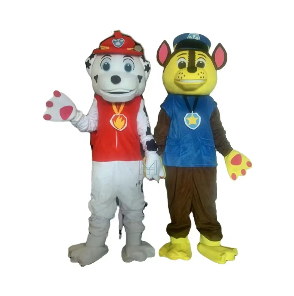 Hengyuan usine vraie image Chase mascottes Costumes Animal patrouille Promotion adulte dessin animé
