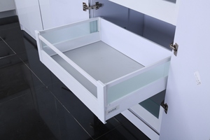 Tấm Trượt Ngăn Kéo Hai Lớp Bằng Kim Loại Cho Nhà Bếp Đóng Mềm Mỏng Kèm Bộ Sưu Tập - Product Image 6