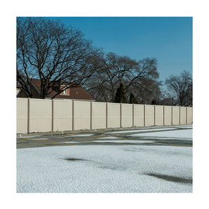 Bảng điều khiển hàng rào <span class=keywords><strong>PVC</strong></span> Trắng 8ft cho tài sản cho thuê-Nâng cấp bảo trì thấp bền với bài viết 6ft - Product Image 5