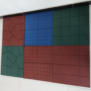 Bền sân chơi cao su Mat ngoài trời cho mẫu giáo dày sàn gạch vuông cao su chống trượt sàn - Product Image 5