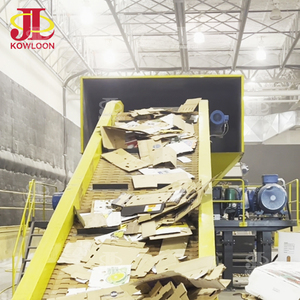 Kowloon 4-5 ตันต่อชั่วโมงโรงงานรีไซเคิลกระดาษแข็งกล่องเครื่องทําลายแผ่นกระดาษ - Product Image 2