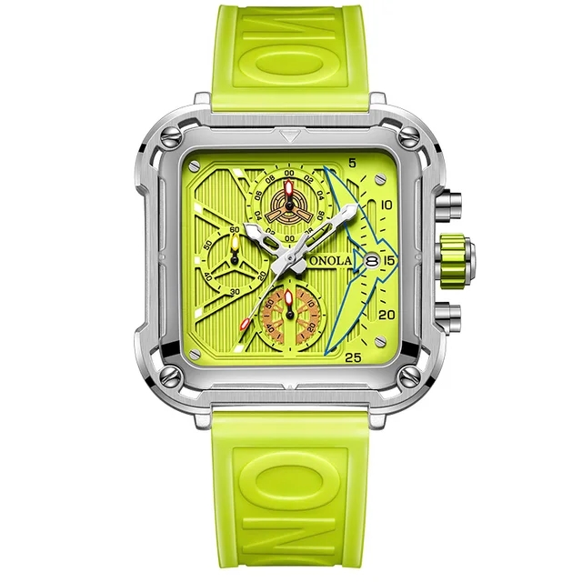 3 silver green