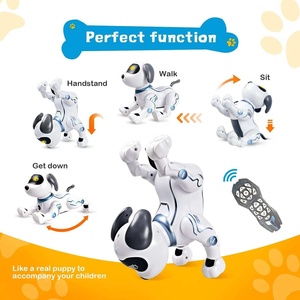 電子玩具ロボット犬1/1プラスチック子供男の子女の子,AIスマートプログラミングリモコンABS音楽機能 - Product Image 3