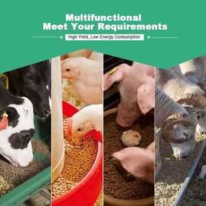 GEMCO Turnkey Lives tock Feed Pellet Maschinen futter verarbeitung system Viehfutter Produktions linie zum Verkauf - Product Image 6