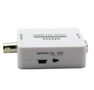 Mini convertidor de video VGA a BNC Entrada VGA a salida BNC Divisor y convertidor de video