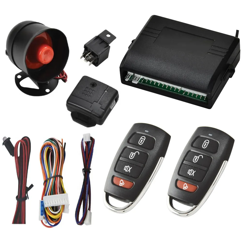 universal remote smart anti theft central locking system car alarms security system Keyless entry system car alarms