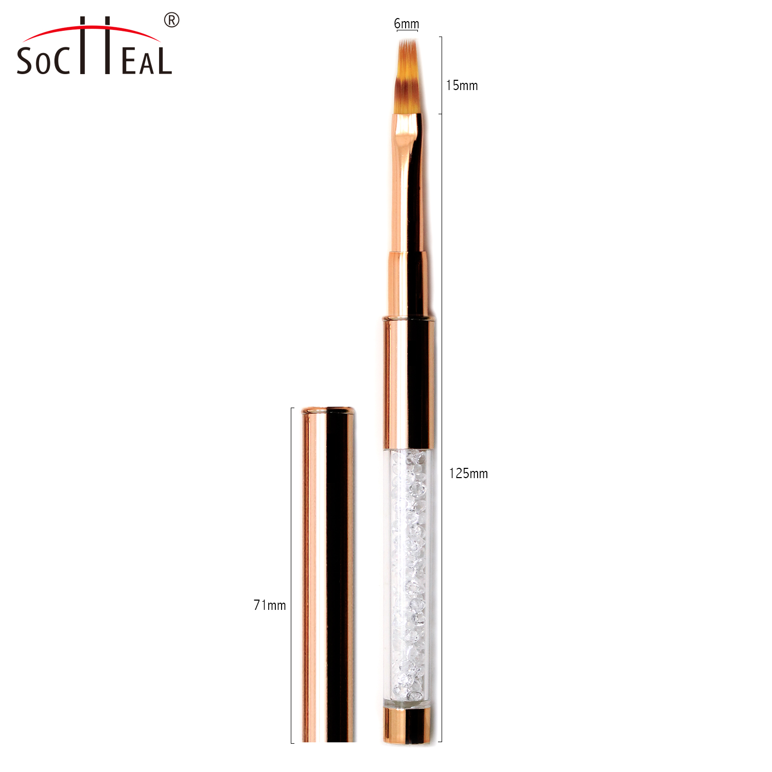 pinceau à ongles ombré 15mm
