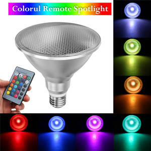 RGBW IP65 su geçirmez waterproof spot ışık 3CCT 85-265V 18W 20W E27 spot kırmızı yeşil mavi PAR20 remote uzaktan kumanda LED spot - Product Image 2