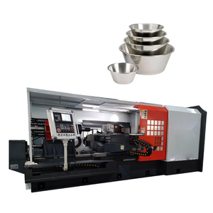 Máquina de torno de corte de metal circular CNC de tubo de hoja resistente Máquina de torno giratorio de metal - Product Image 1
