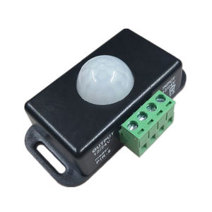 DC 12V 24V 6A PIR Interruptor de sensor de movimiento Ajuste automático Infrarrojo PIR Sensor de movimiento Detector Interruptor para lámpara de luz de tira LED - Product Image 4