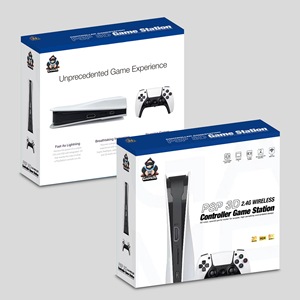 Q10 3D Game Stick 64G/128G Videospiel konsole Retro 4K Home TV Stick Konsole 2.4G Wireless Game <span class=keywords><strong>Controller</strong></span> Unterstützung für PSP
