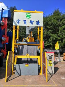 Kunden spezifische Crawler-Strahl maschine Automatische Beladung Entladen mit Motor motor kern zum Entflaggen
