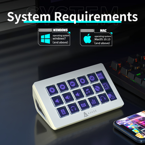 Ajazz AKP153E Customizable <strong>LCD</strong> 15 Keys <strong>Controller</strong> Keypad <strong>Keyboard</strong> Pc Gaming Console Desktop <strong>Controller</strong> - Product Image 4