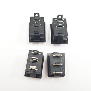 Güç anahtarı fabrika kaynağı 3 pozisyon açma-kapama 6A 125V 10A 250V 6Pin siyah mikro Rocker anahtarı - Product Image 3
