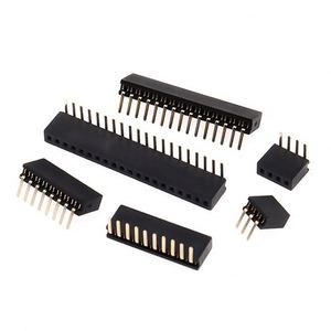 Female <strong>Header</strong> 1.0mm 1.27mm 2.0mm 2.54mm Pitch 2-40P Single Row Straight Needle SMD/<strong>SMT</strong> Straight Plug-in Female <strong>Header</strong> Connector - Product Image 1