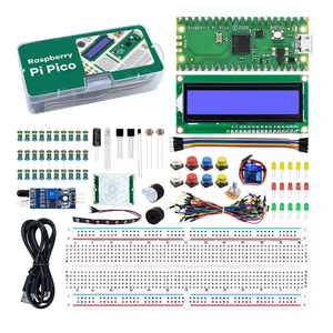 Raspberry Pi Pico RP2040 Starter Set LCD1602 Anzeige modul und PIR Sensor Bread board DIY Kit für elektronische Lern module