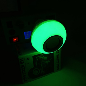 E27 taşınabilir akıllı ışık uzaktan kumanda Led sahne ışıkları parti DJ noel disko sihirli top Stereo hoparlör Led müzik ampul - Product Image 2