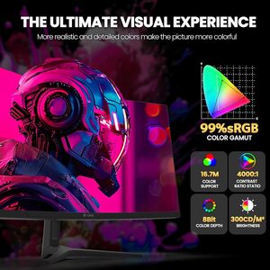 Produrre 34 pollici 4K Anti-luce blu Monitor da gioco 165Hz curva PC pannello TFT alta frequenza di aggiornamento per il gioco - Product Image 6