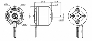 A2212 High Quality 1000 KV 2200KV Four Axis Micro Brushless DC <strong>Motor</strong> for Drones
