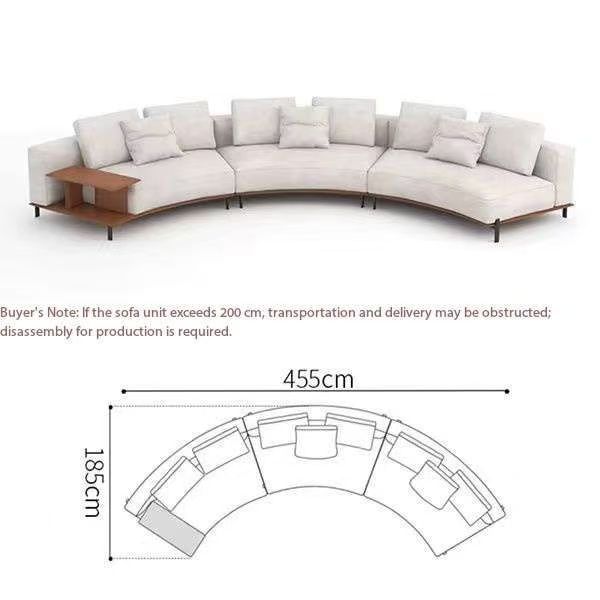 Demi-cercle A de 4,55*1,85 m