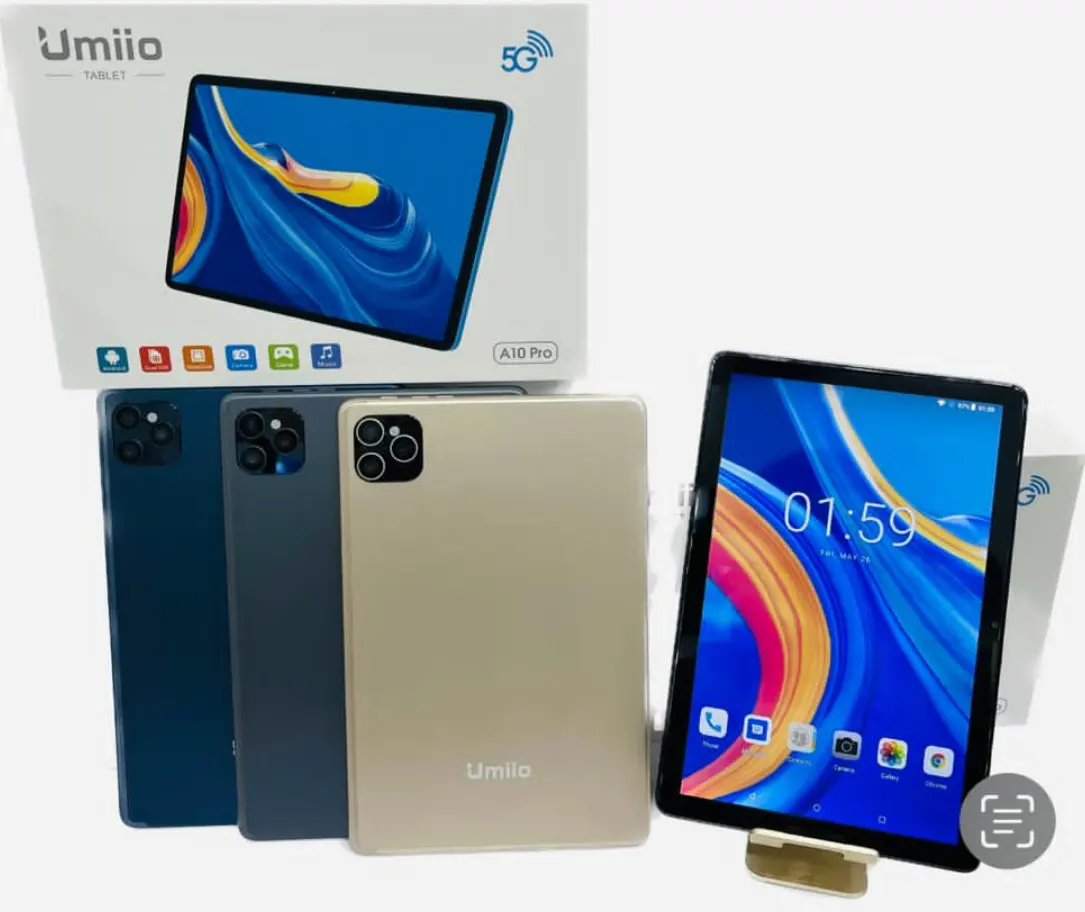 UMIIO A10 Pro Tablet Ultra tipis, Tablet Android 11.0 OS 10.1 inci layar HD kamera 8MP + 13MP, Tablet bermain game